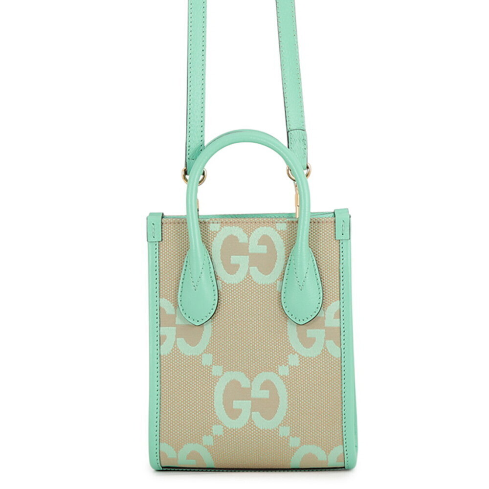 Gucci Jumbo GG Canvas Mini Tote Handbag 671623 GUCCI 2-way Shoulder Supreme